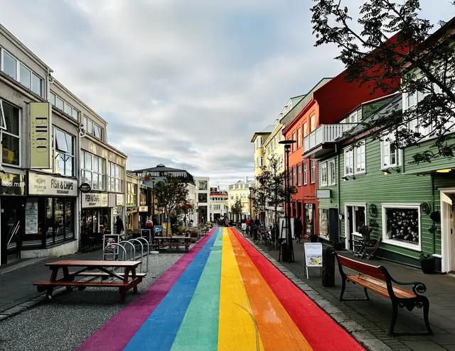 Rainbow Street Reykjavik