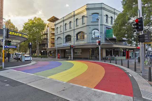 Rainbow Crosswalk Sydney