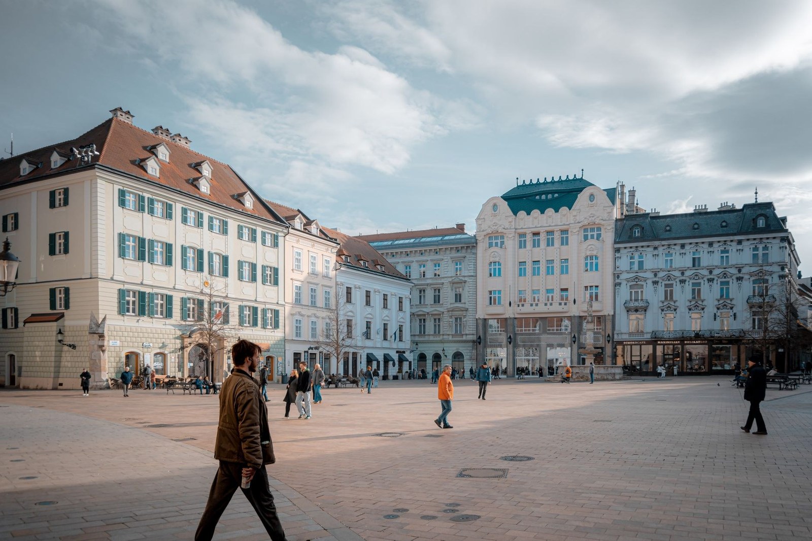 Bratislava's old town square